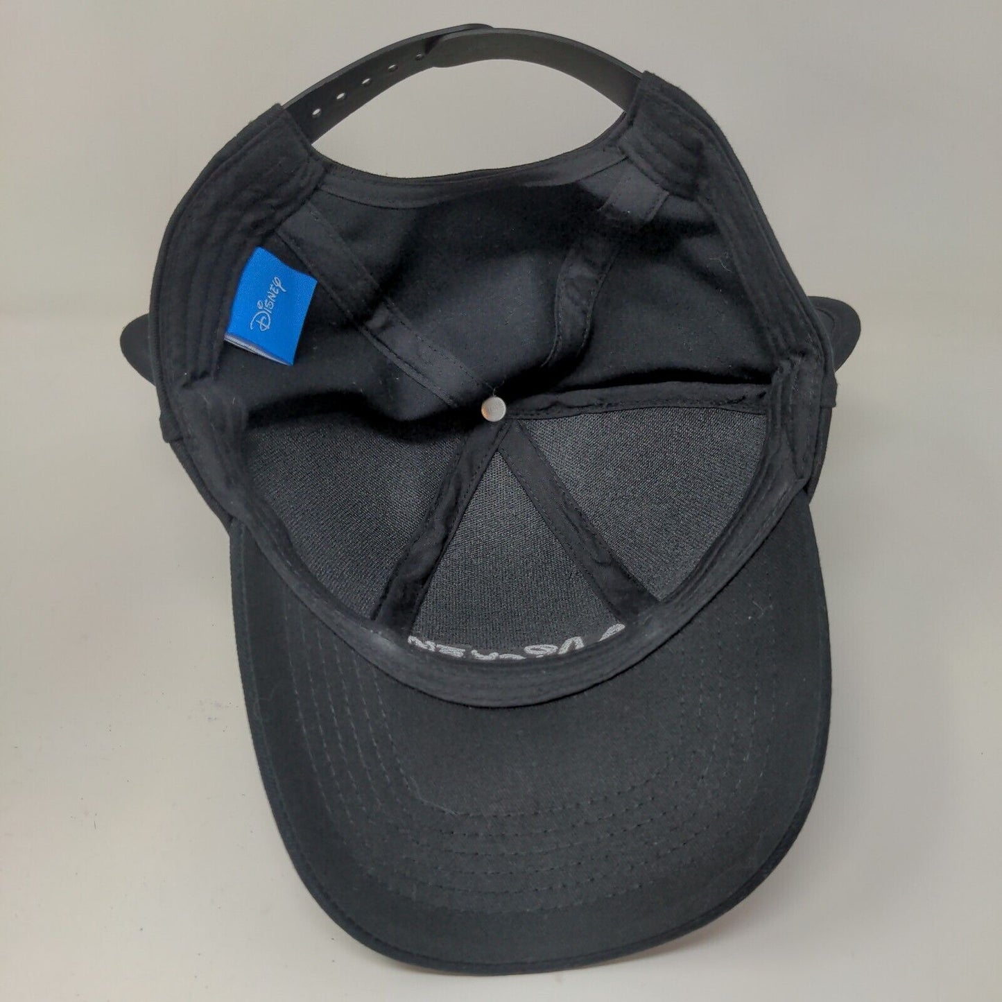 Disney Men's Snapback Mickey Ears Hat Black Adjustable 100% Cotton