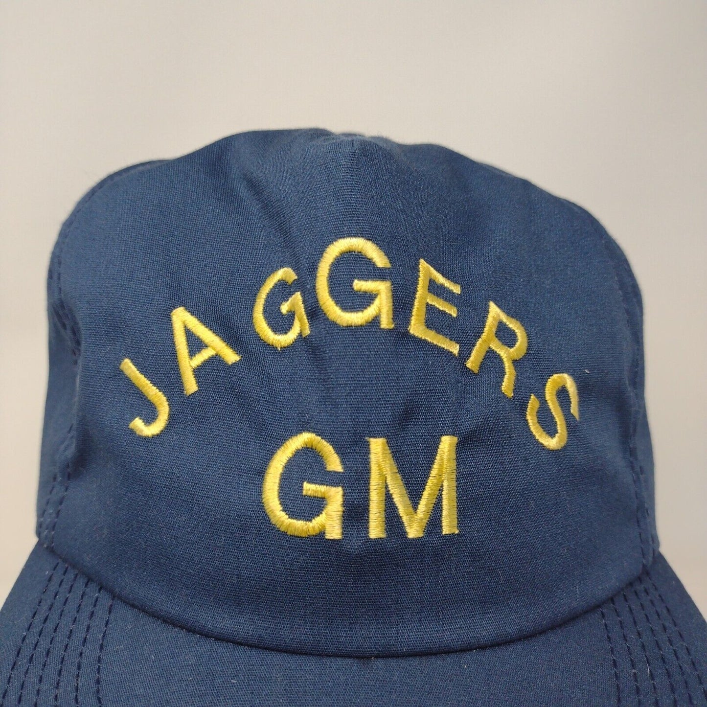 GM General Motors Mens Snapback Trucker Hat Blue Adjustable Embroidered