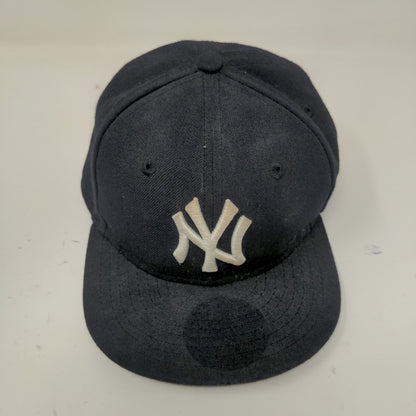 New Era 59Fifty MLB Official On-Field Cap New York Yankees Fitted SZ 6 1/2 Black