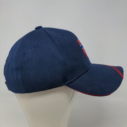 Star Zone Men's Strapback Hat Blue Red Adjustable Embroidered Norway Flag Logo