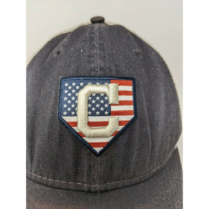 New Era 9Forty MLB Red Sox Patriotic Hat Snapback Meshback OSFM Black & White