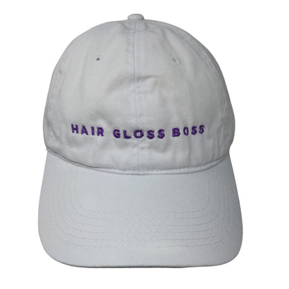 Unbranded Women's Alfaparf Milano Slideback Hat White OSFM Hair Gloss Boss