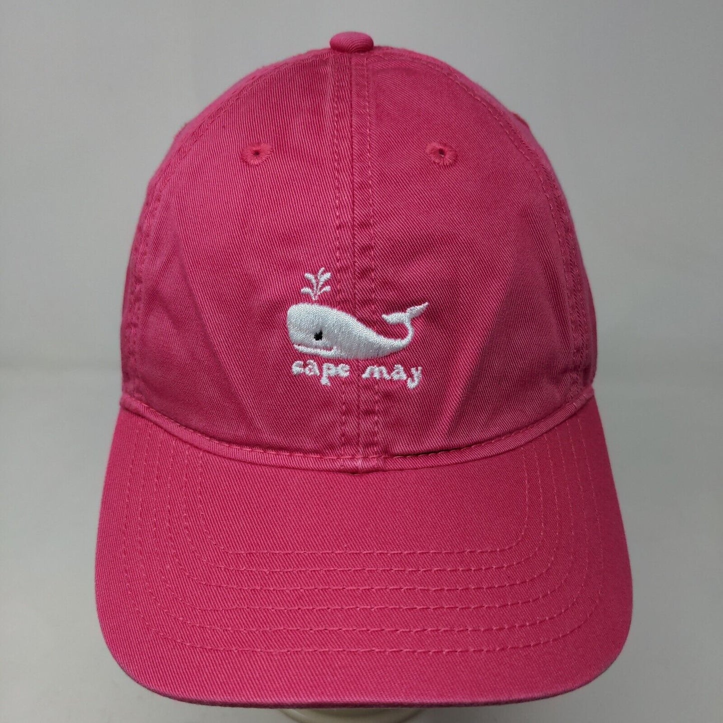 Legacy Women's Slideback Hat Pink Adjustable Cape May Embroidered Whale Logo