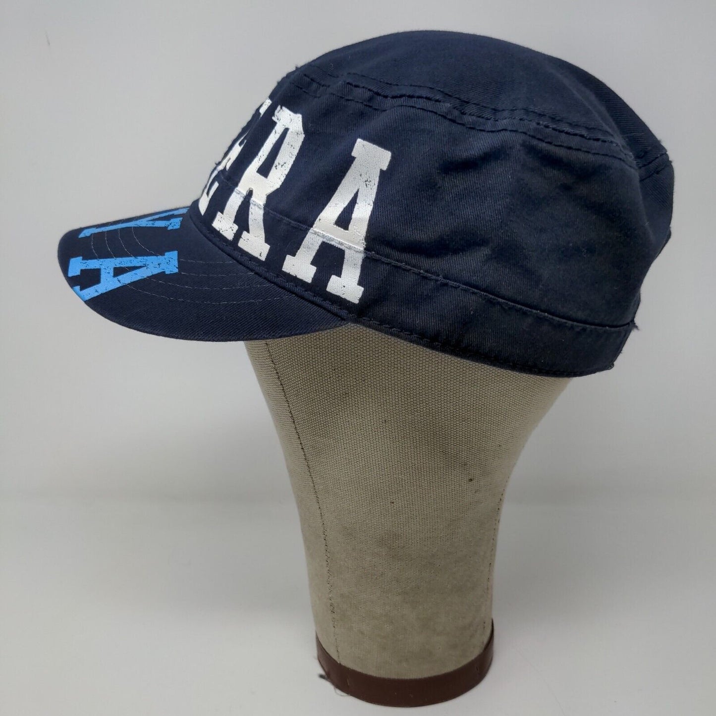 Riviera Maya Strapback Blue Adjustable Graphic Spell Out Logo