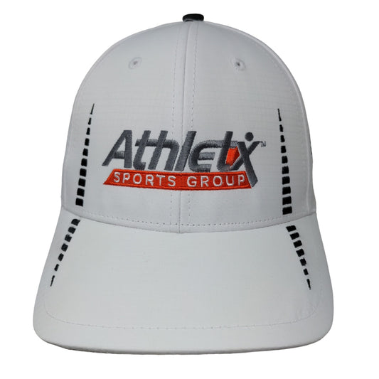 Cap America Men's Strapback Hat White Adjustable Athletics Sports Group Logo