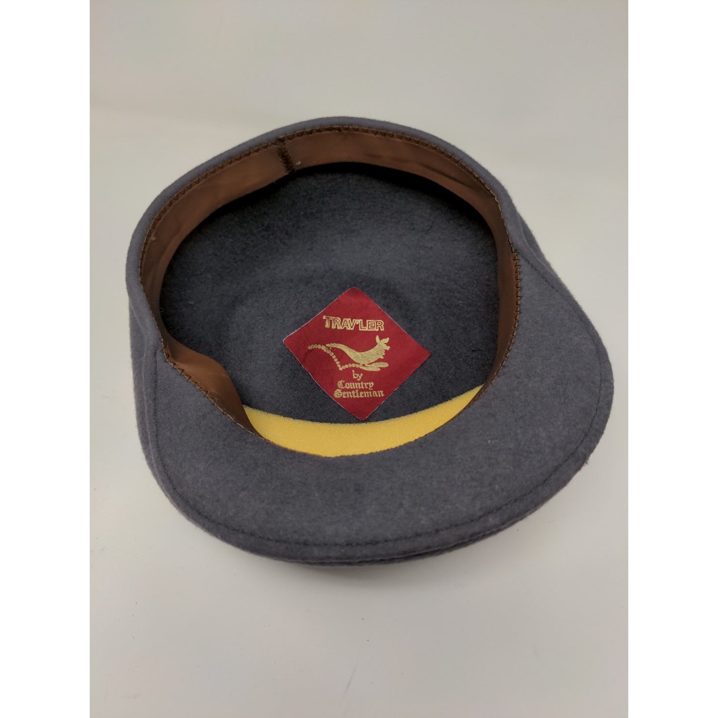 Trav'Ler by Country Gentleman Cabbie Flat Cap Hat Gray Size 6 7/8