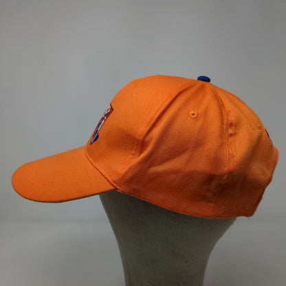 Unbranded Men's Snapback Hat Orange Adjustable Executive Beach Logo Embroidered