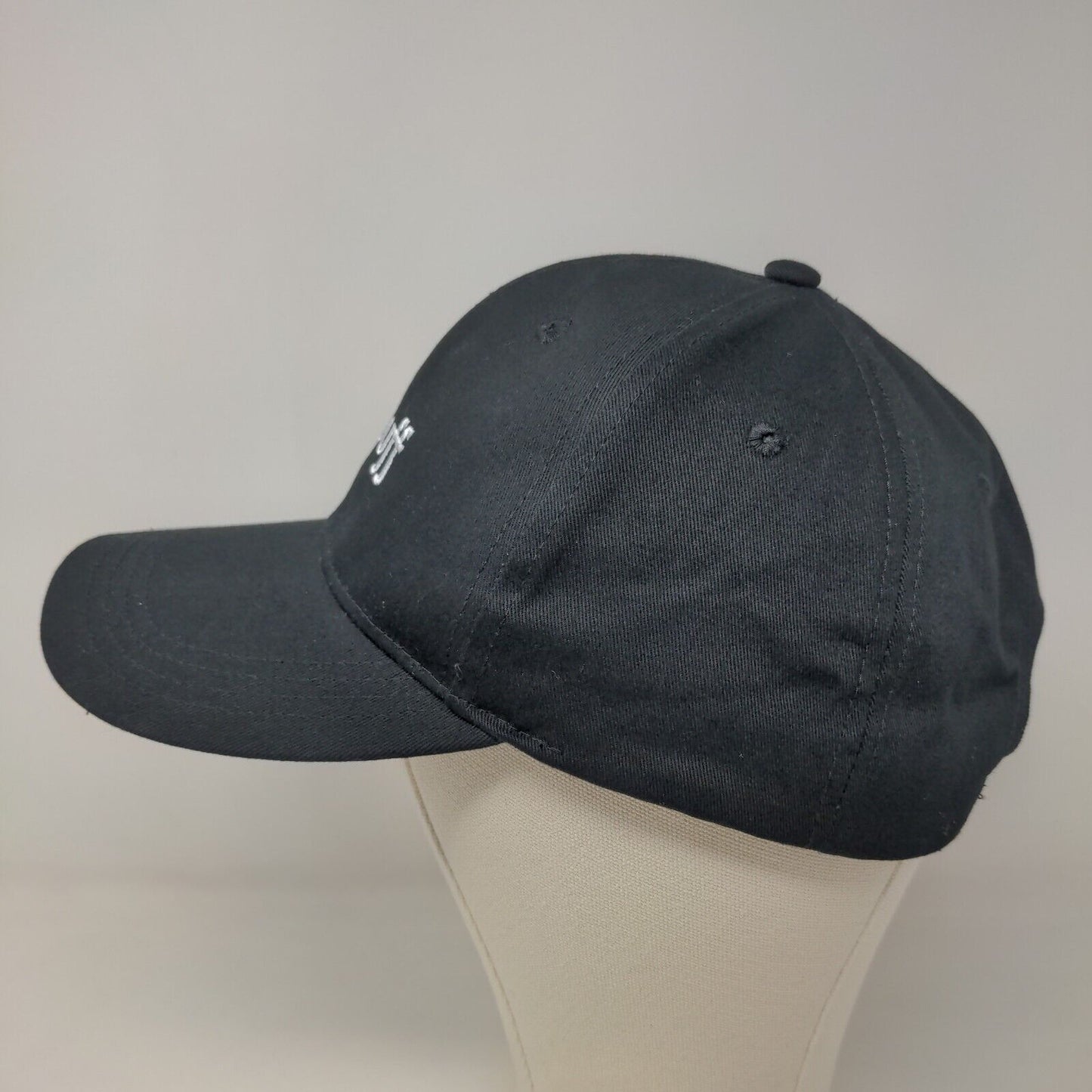 GoPuff Men's Slideback Hat Black Adjustable Embroidered Logo