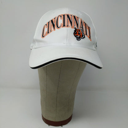 Reebok NFL Cincinnati Bengals Strapback Hat White OSFA Embroidered Logo