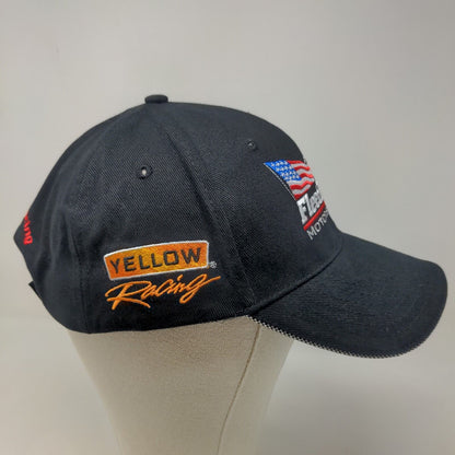 Fleet Pride Motorsports Men's Strapback Hat Black Embroidered #70 Yellow Racing