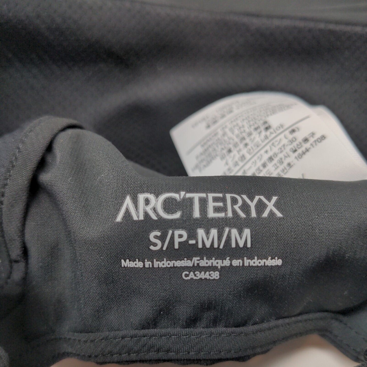 Arc'Teryx Men's Slideback Hat Black Size S-M Graphic Logo 100% Polyester