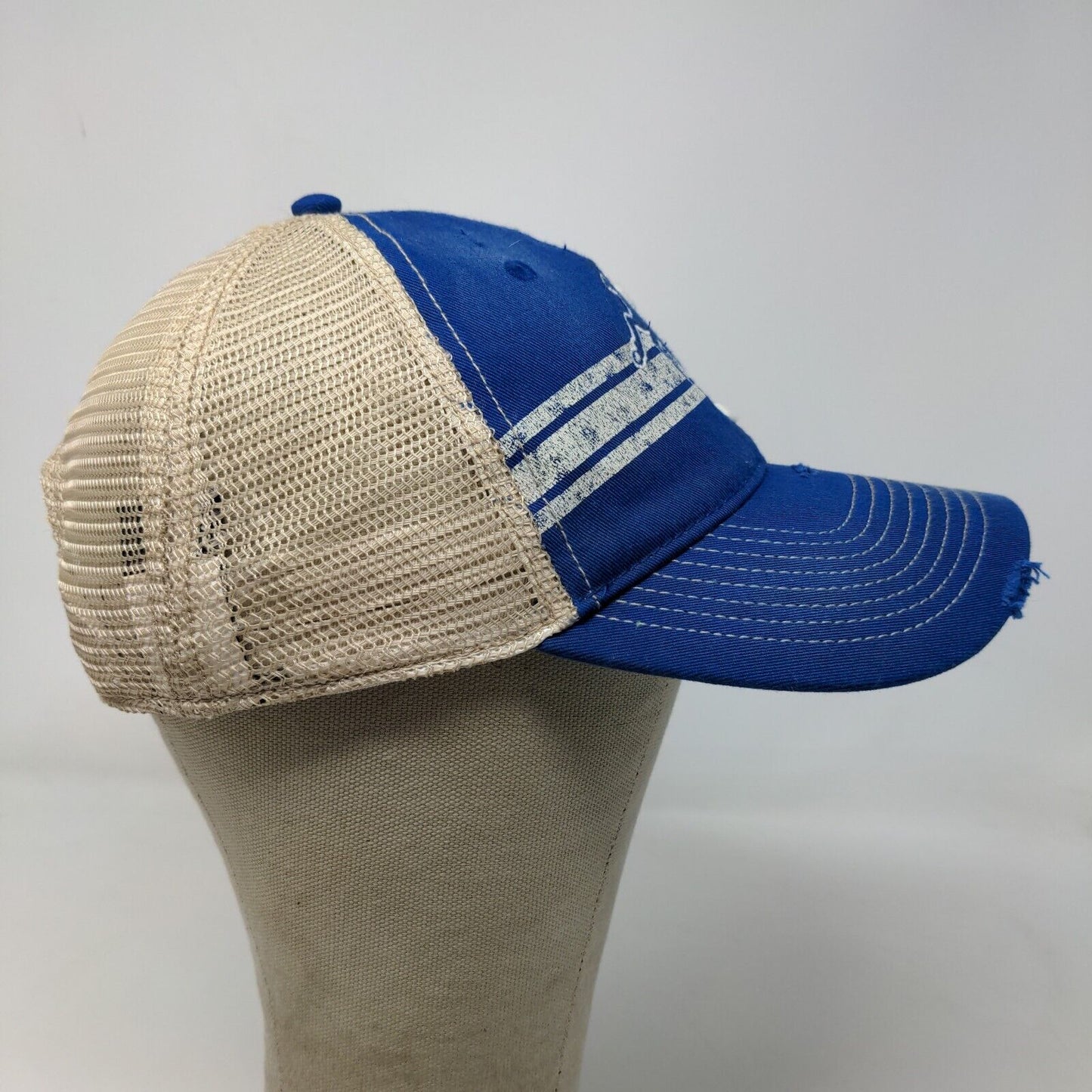 Fanatics Men's Snapback Mesh Back Hat Blue White NFL Pro Line Indianapolis Colts