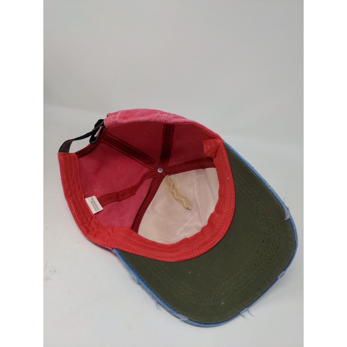Neo Love Neo Slideback Hat Distressed Adjustable Red White & Blue