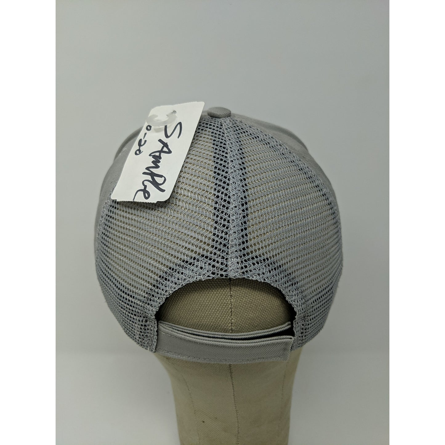 Rare SAMPLE Mens Aruba Way Golf Tournament Hat Gray Mesh Back Strapback