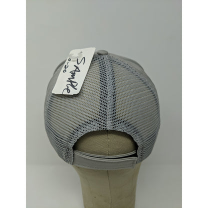 Rare SAMPLE Mens Aruba Way Golf Tournament Hat Gray Mesh Back Strapback