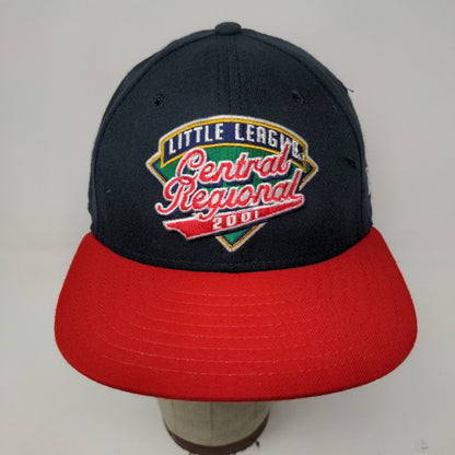 Little League Mens Vintage 2001 Central Regional Hat Black Red OSFA Snapback