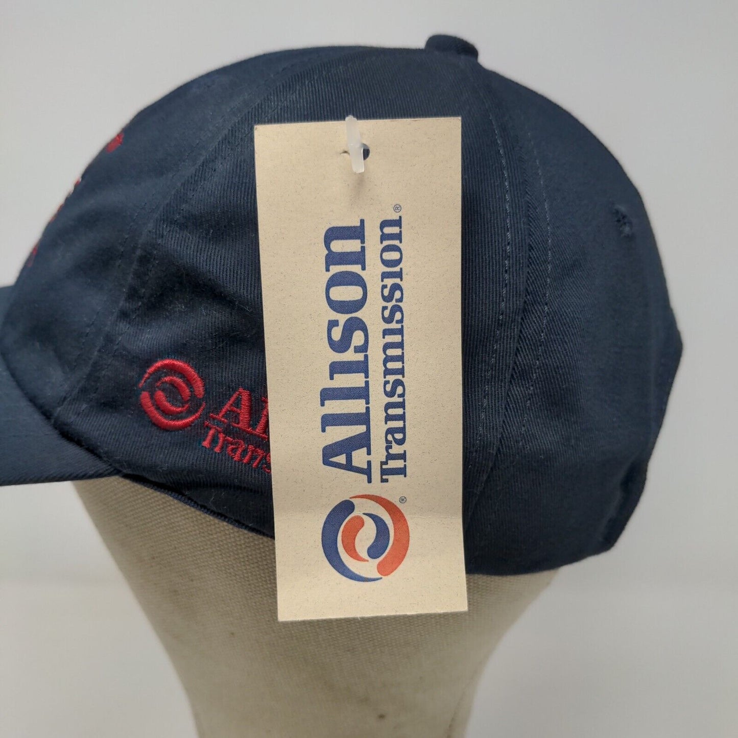 Allison Transmission Men's Strapback Hat Blue Embroidered Logo W/Tags Vintage US