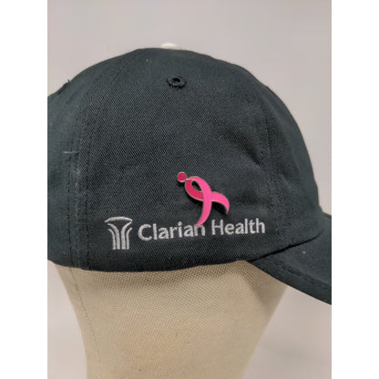 Clarian Health Race for the Cure 2008 Strapback Hat Breast Cancer OSFA W/Pin