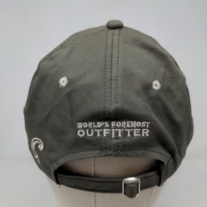 Cabela's Men's Slideback Hat Gray Beige Size OSFM Embroidered Logo