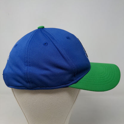 OC Sports Boy's Strapback Hat Blue Green Youth Hartford Yard Goats Logo