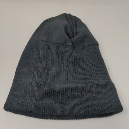 Polar Plus Men's Knit Black Beanie Toboggan Cap Hat Logo Patch Logo