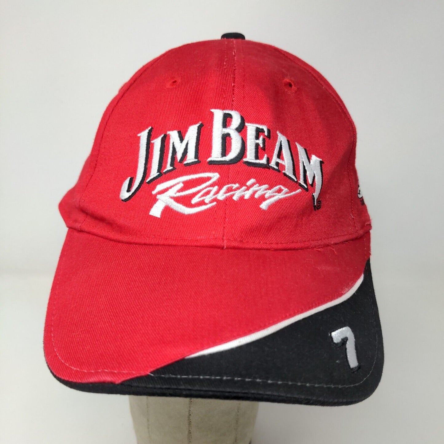 Drink Smart Mens Strapback Jim Beam Racing Hat Robby Gordon Motorsports Red OSFA