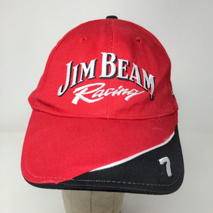 Drink Smart Mens Strapback Jim Beam Racing Hat Robby Gordon Motorsports Red OSFA