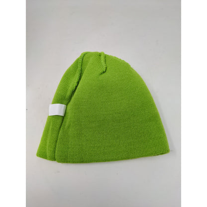 Seattle Men's Knit 100% Acrylic Beanie Hat Green OSFA Spell Out