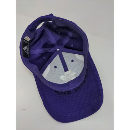 Augusta Sportswear Moisture Management Hat SZ Adult Purple Embroidered