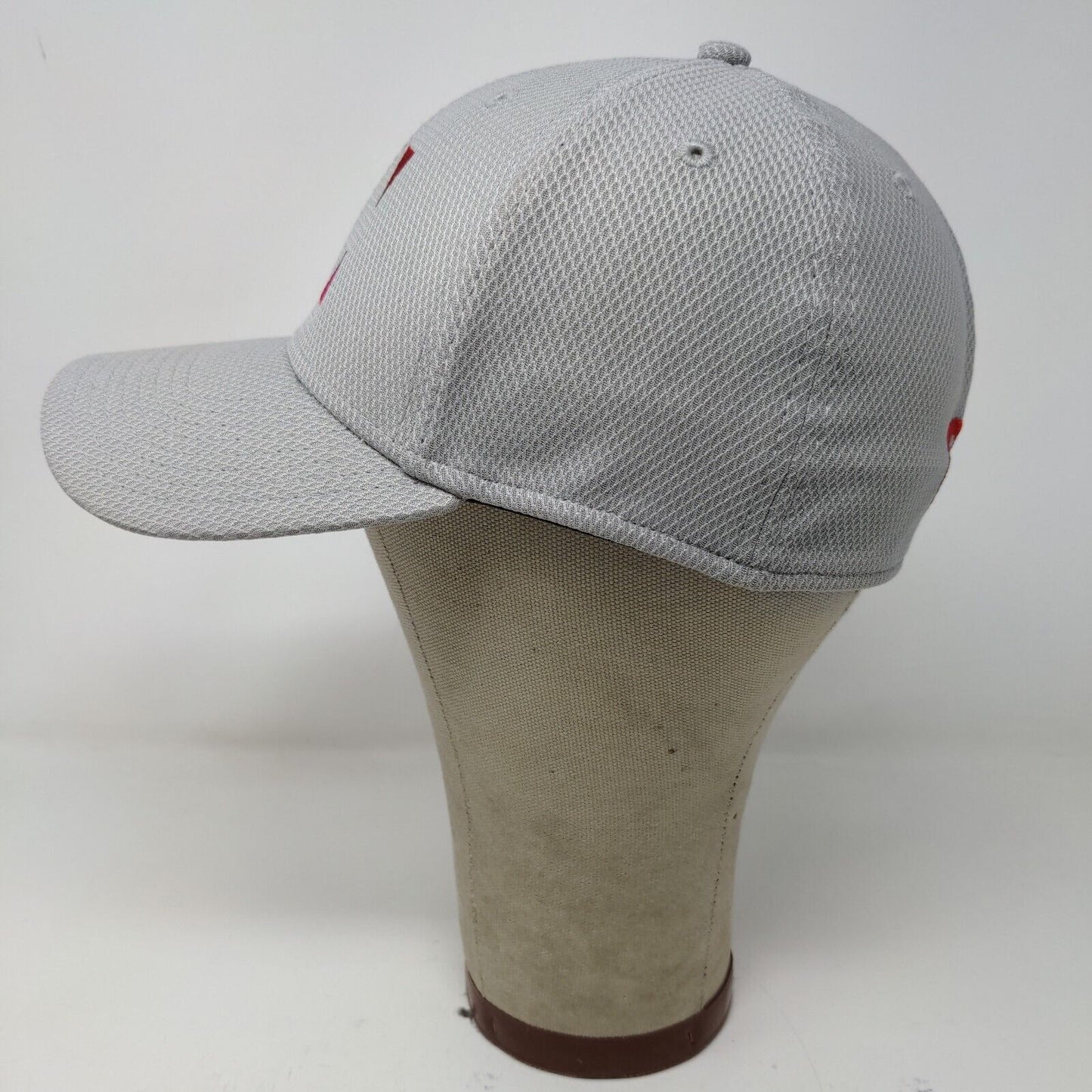 New Era Mens Fittted Hat Gray Size S-M 0.0 Safety No Accident Embroidered