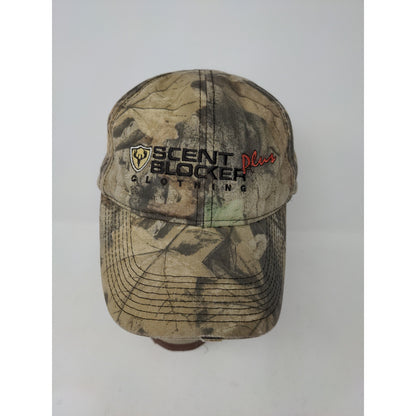 Scent Blocker Plus Strapback Adjustable Hat OSFM Camo Staining