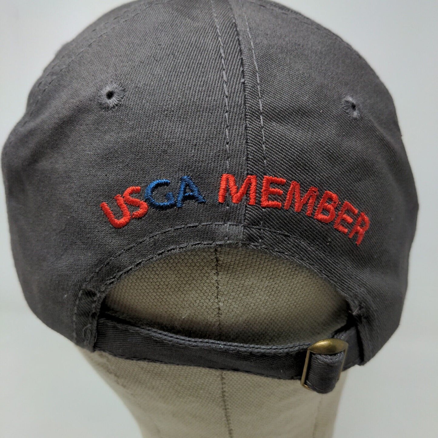 USGA Mens 121st U.S. Open Torrey Pines Slideback Hat Gray Adjustable Embroidered