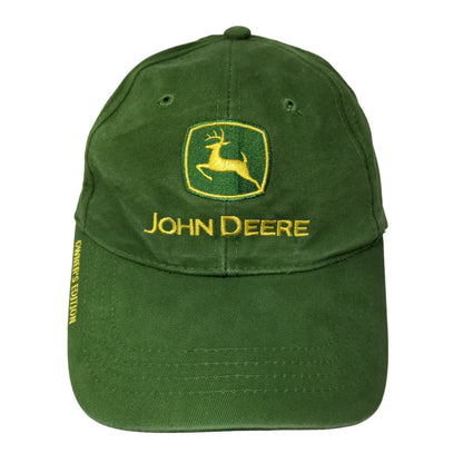 John Deere Owner's Edition Slideback Hat Green Adjustable Embroidered Logo