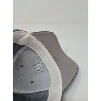 Boys Youth Strapback Hat Embroidered P Gray Port Authority Cap