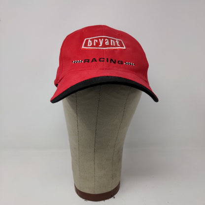 Bryant Racing Mens Indy 500 2018 Strapback Hat Red Adjustable Embroidered Logo