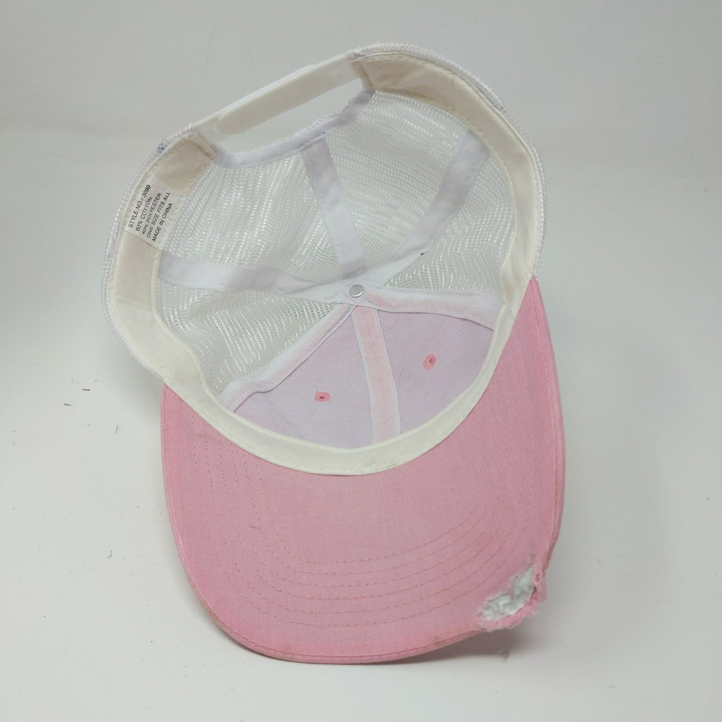 Cosmo Chic Snapback Meshback Hat Graphic Spell Out OSFA SEE DESC