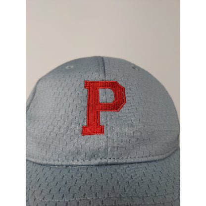 Youth Boys Strapback Hat Embroidered P Gray Port Authority Cap