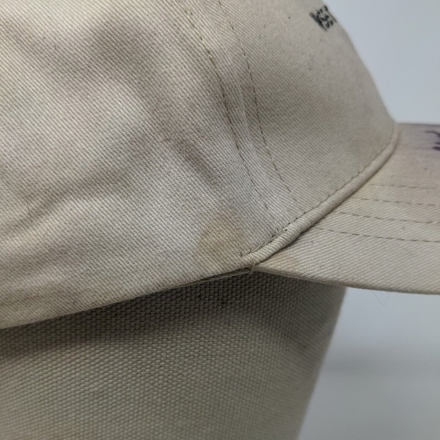 WSBT ABC 22 Men's Slideback Hat Tan OSFA Autographed Signed Cotton