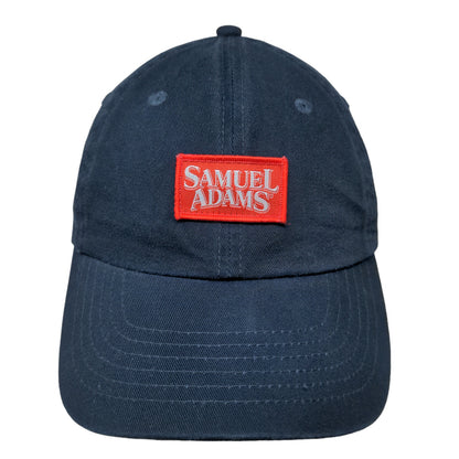 Samuel Adams Men's Slideback Hat Blue Adjustable Embroidered Logo 100% Cotton