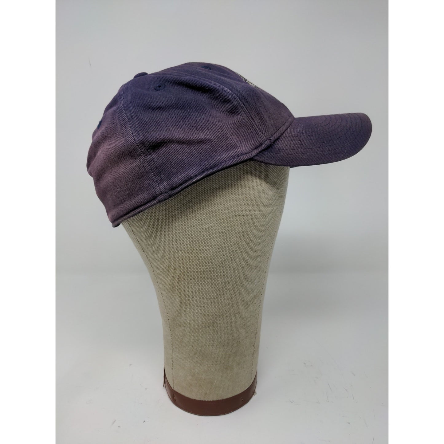 Monarch EZ Stretch Hat Size M/L Blue Faded Distressed Embroidered Logo