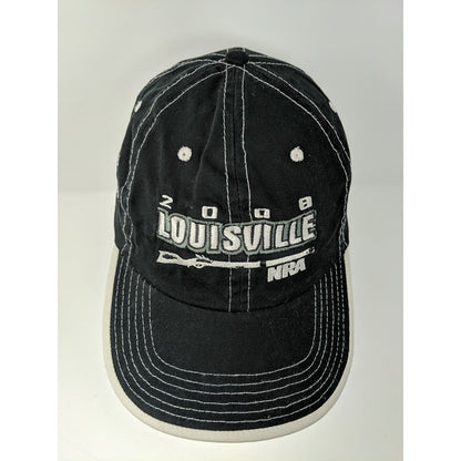 Mens Louisville NRA 2008 138th Annual Meeting Slideback Hat Black Embroidered