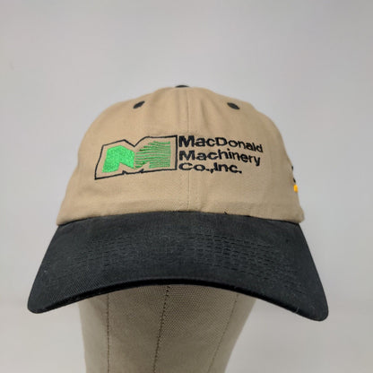 Falcon Men's MacDonald Machinery Case Slideback Hat Tan Adjustable Embroidered