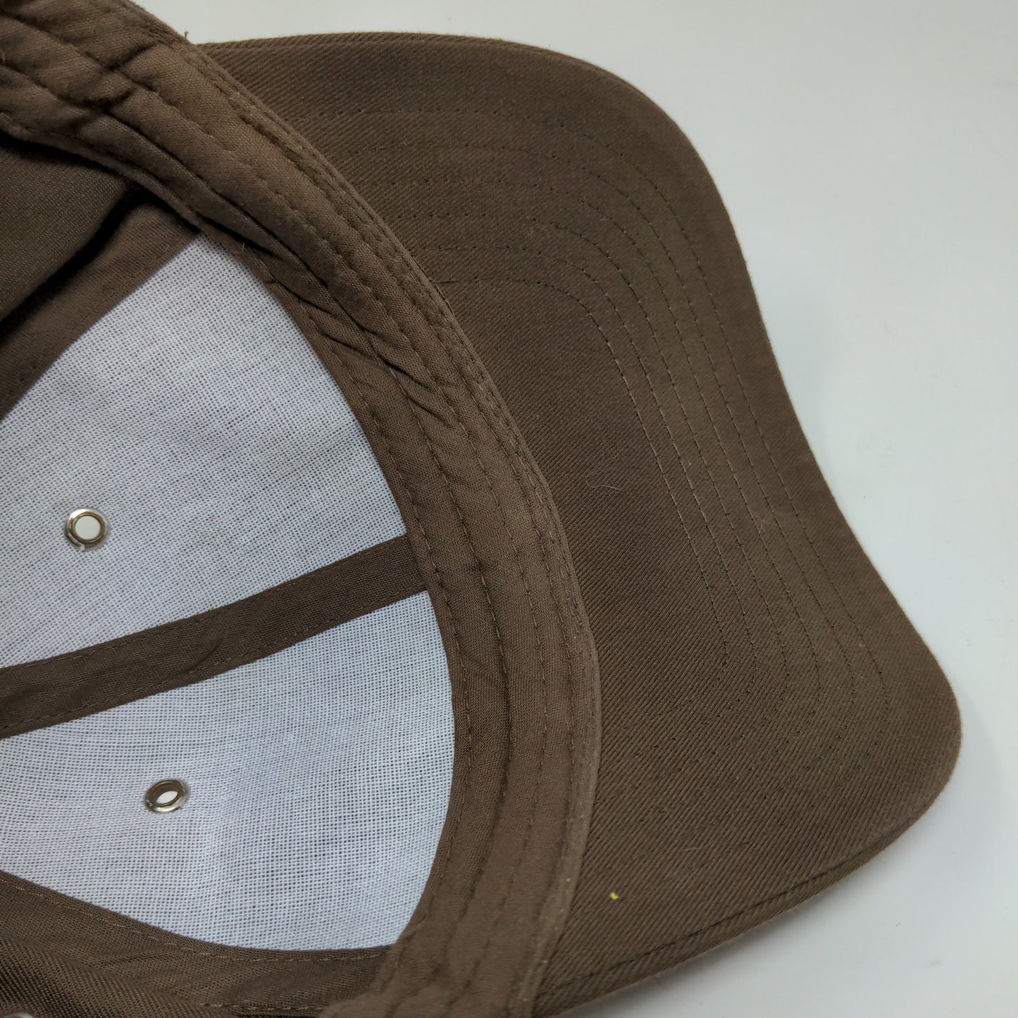 TwinHill Mens Snapback UPS Hat Brown Adjustable Logo PolyCotton
