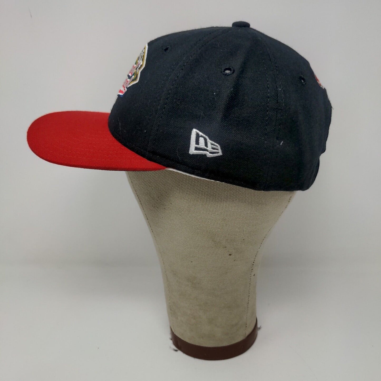 Little League Mens Central Regional Hat Black Red OSFA Snapback Vintage 2001