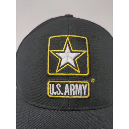 US Army GoArmy Hat Strapback Adjustable Black Embroidered Logo OFSA Made USA