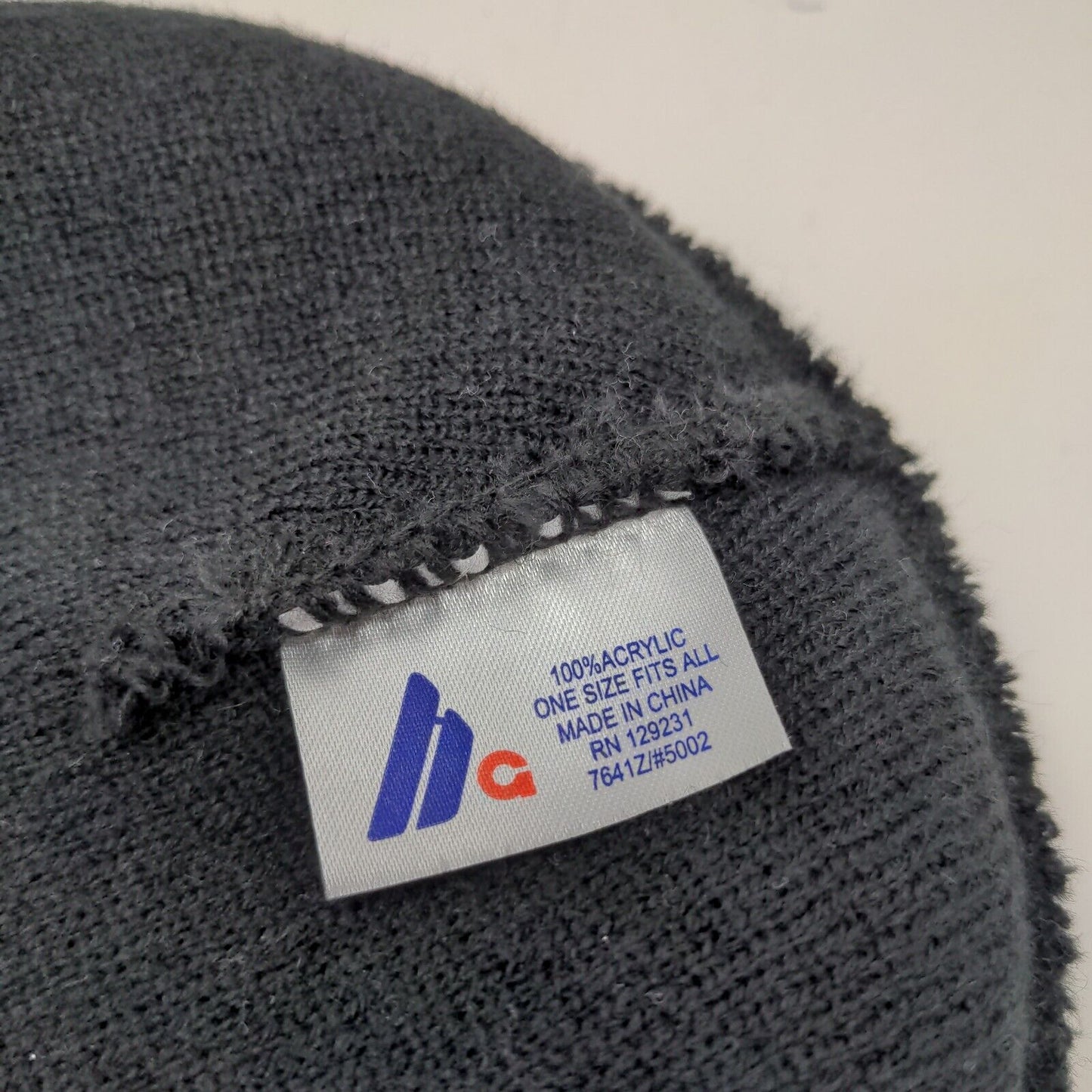 Skjodt Barret Men's Employee Beanie Hat Cap Black OSFA Embroidered Logo