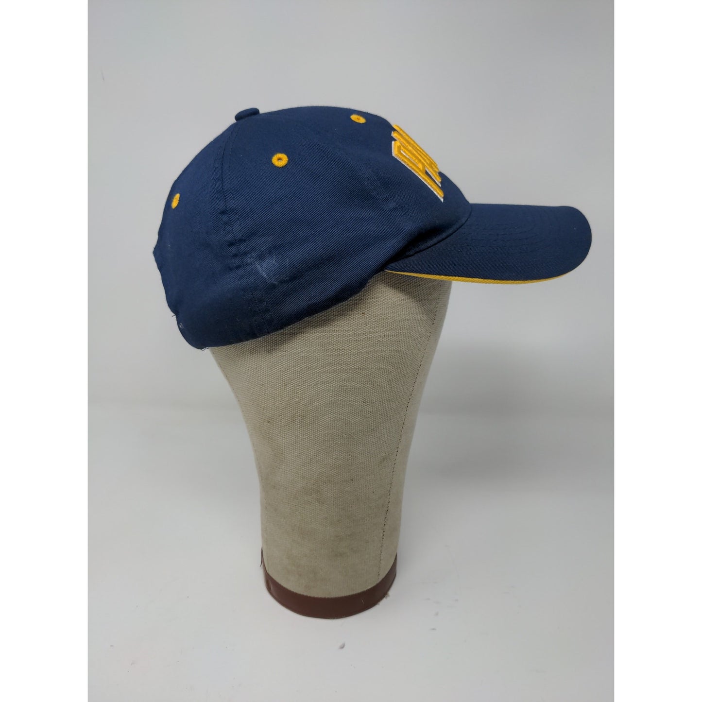 NBA Brand Indiana Pacers Slideback Hat Embroidered Logo Blue Yellow OSFM