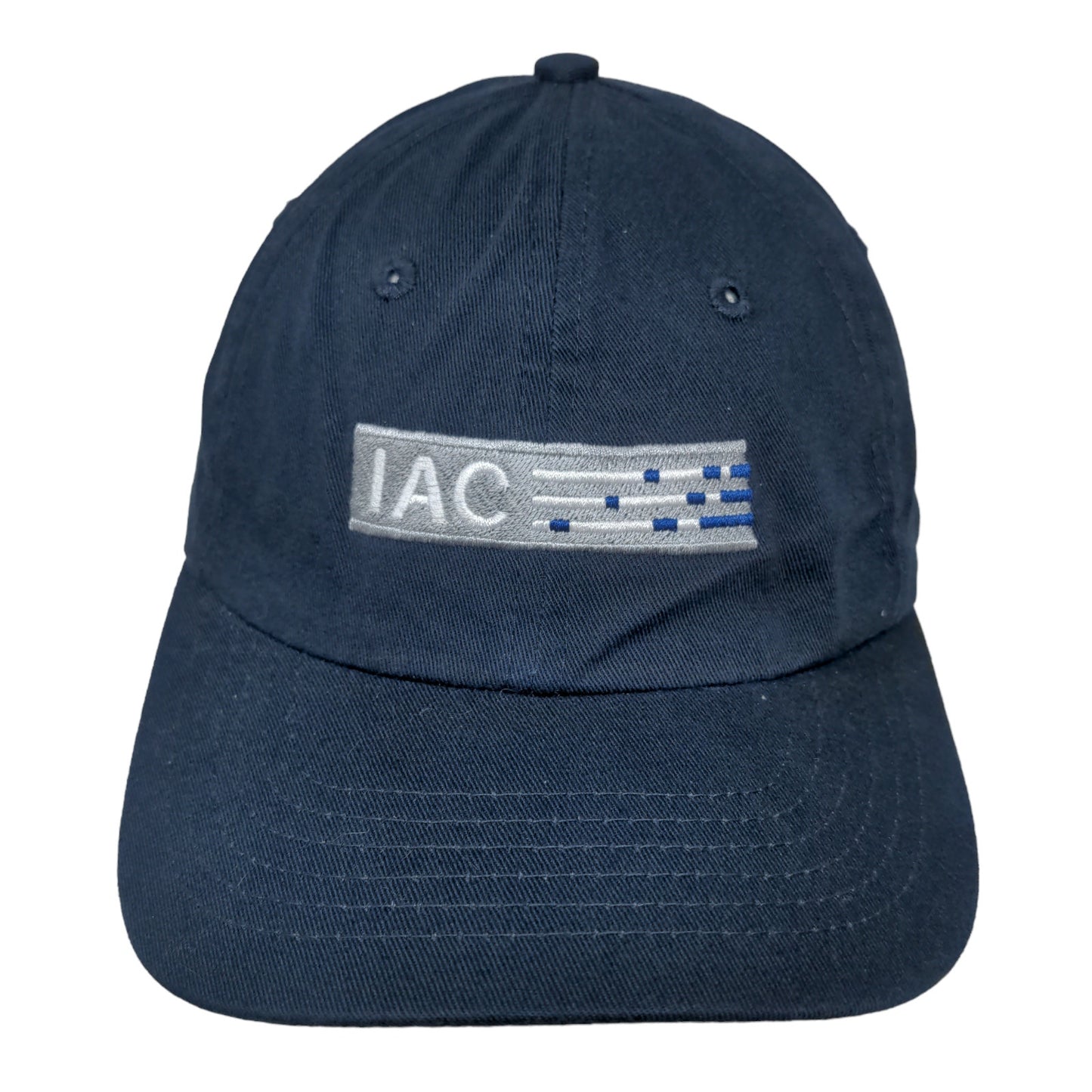 River's End Trading Company Men's Slideback Hat Blue Embroidered IAC Logo