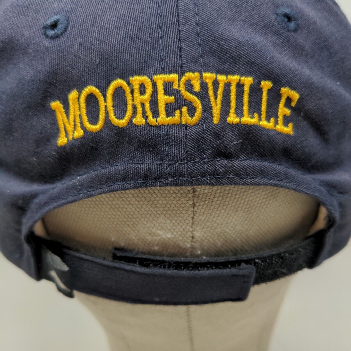 Pacific Headwear Men's Mooresville Strapback Hat Black Adult Embroidered Logo