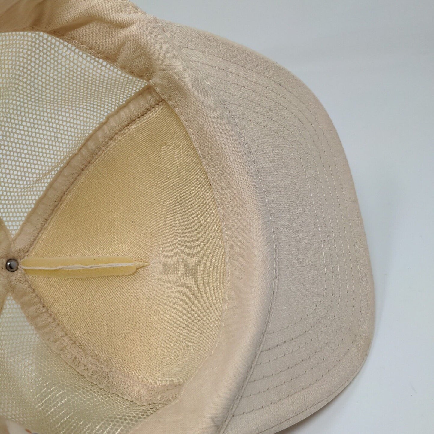 District 10 Baseball White Snapback Hat Cap Graphic Print Size S / M Adjustable